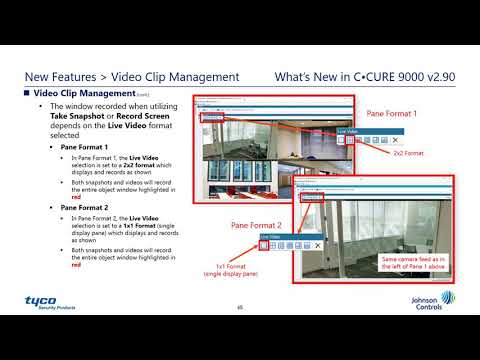 What is New C•CURE 9000 v2.90 NO AUDIO