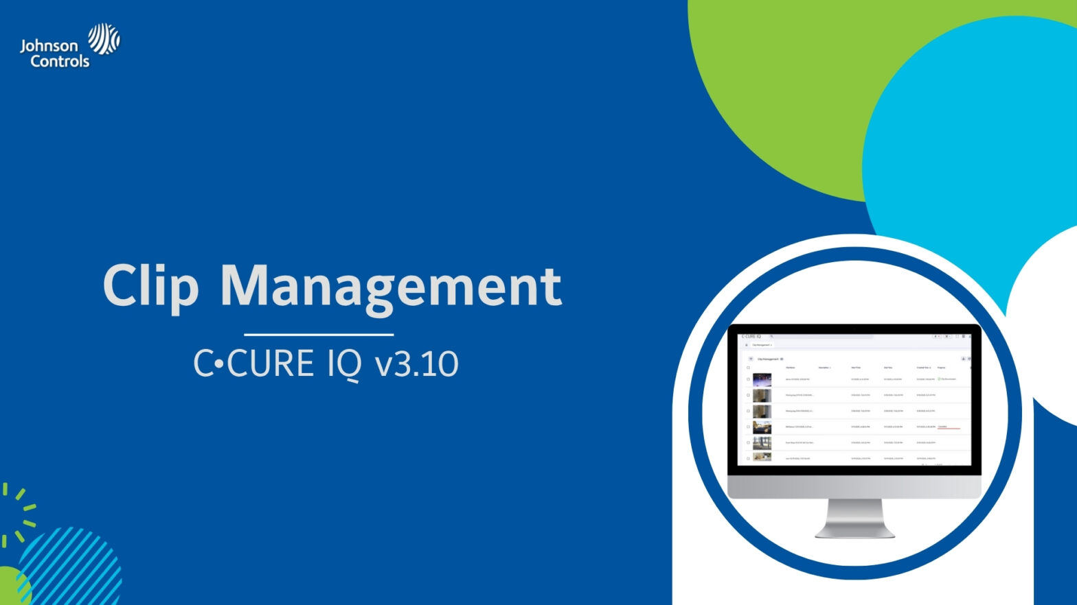 Clip Management C•CURE v3.10